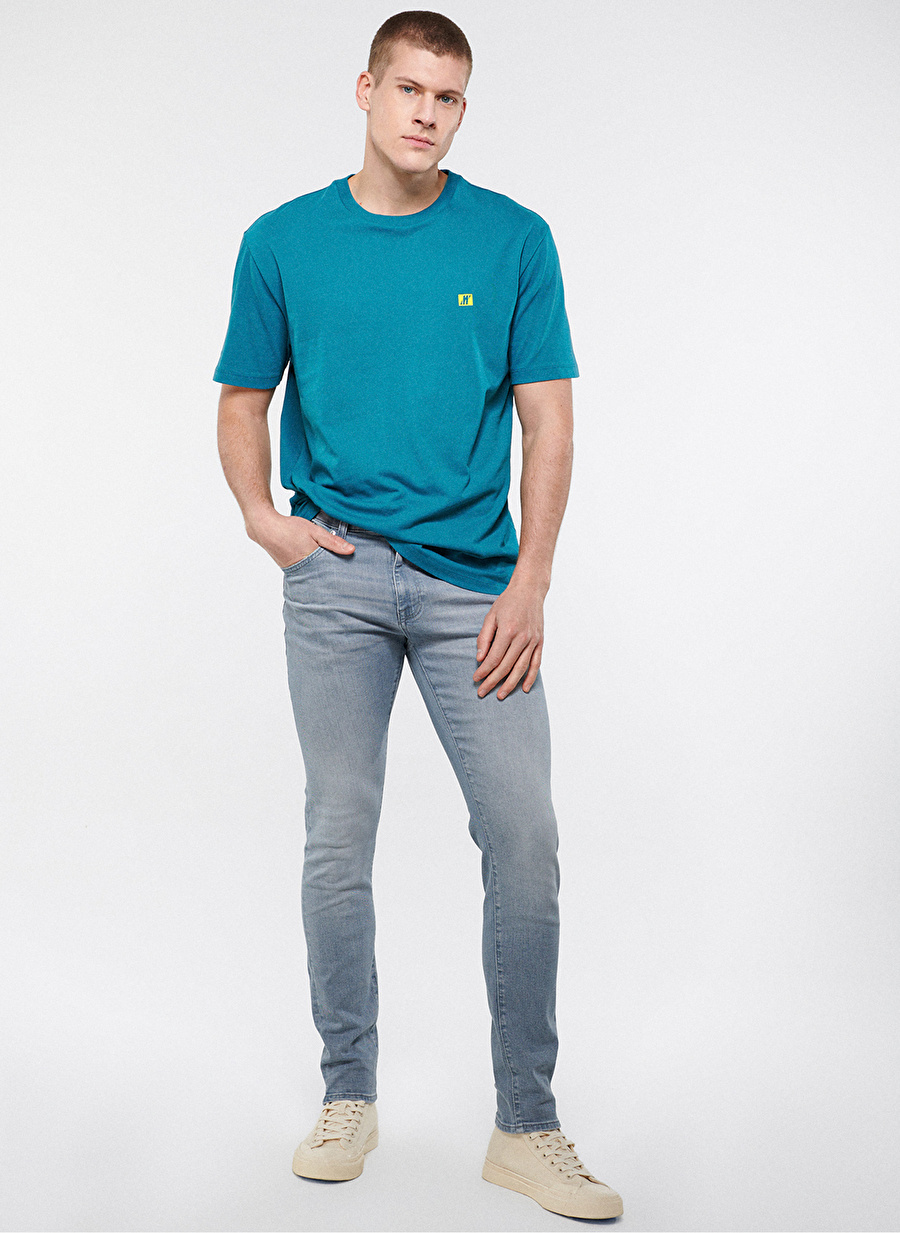 Mavi Normal Bel Skinny Fit Erkek Denim Pantolon M0042483799_JAMES Lt Smoke Mavi Pro