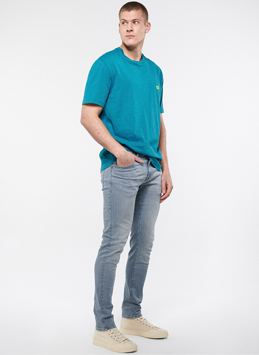 Mavi Normal Bel Skinny Fit Erkek Denim Pantolon M0042483799_JAMES Lt Smoke Mavi Pro_1