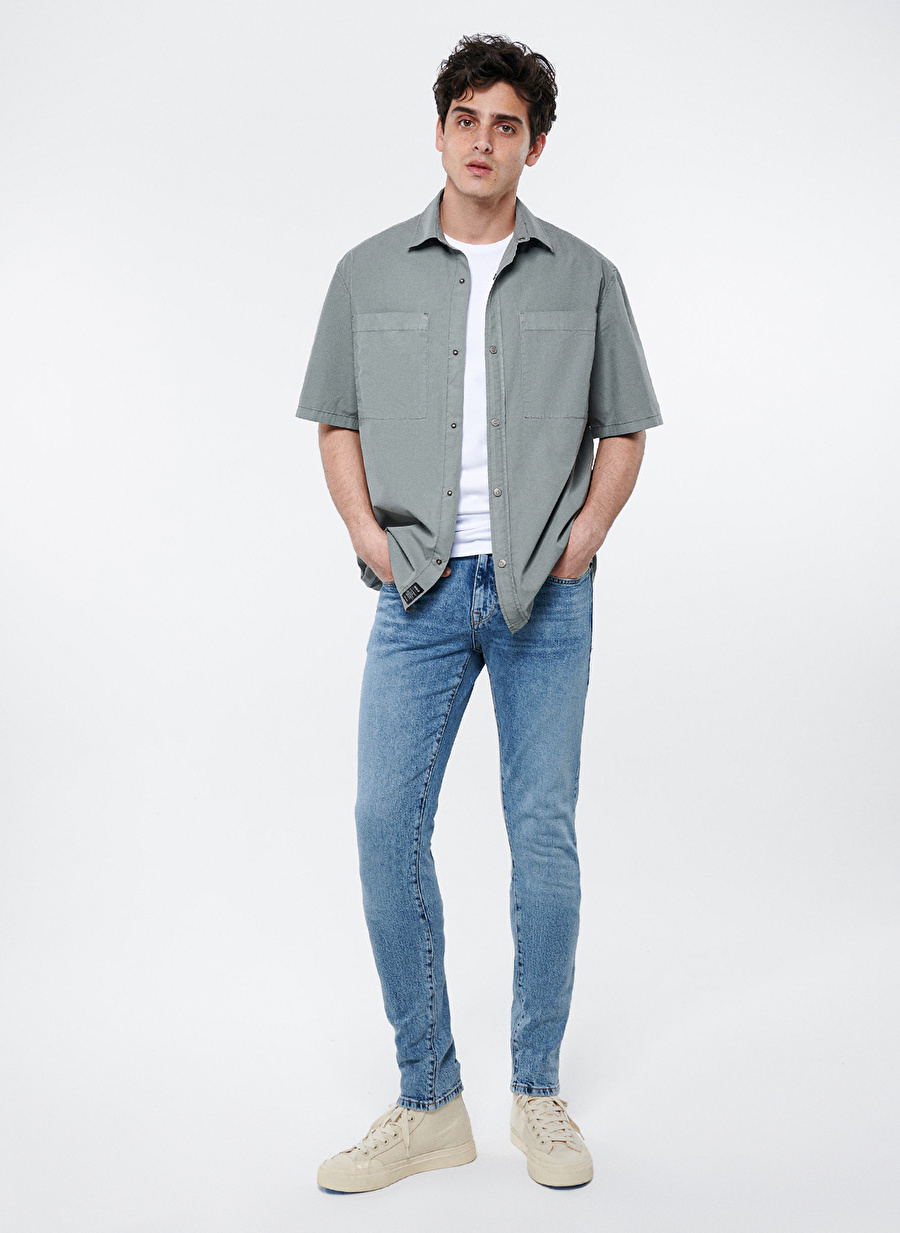 Mavi Normal Bel Skinny Fit Erkek Denim Pantolon M0042483788_JAMES Vintage Lt Shaded