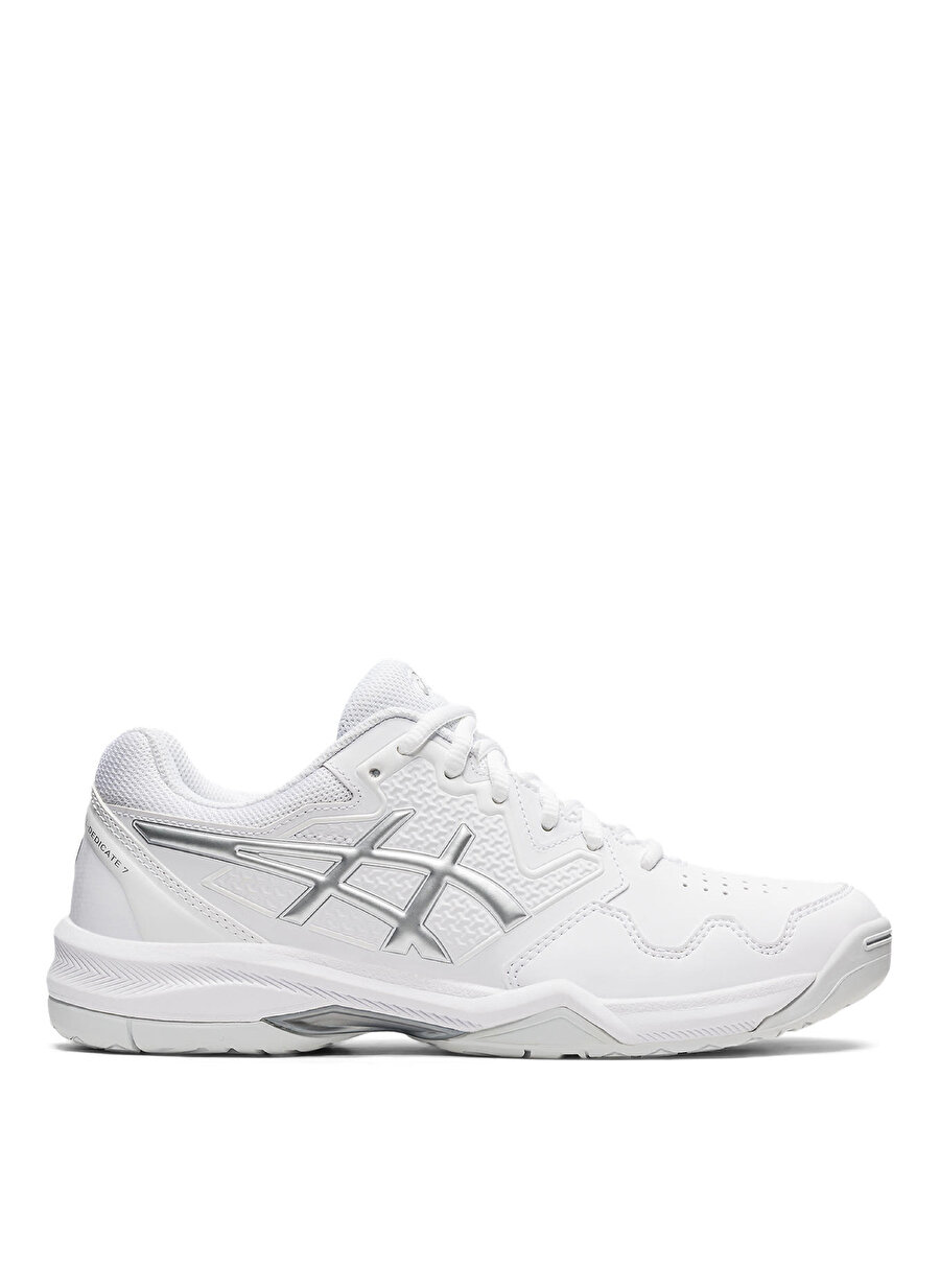 Asics Beyaz - Gümüş Kadın Tenis Ayakkabısı 1042A167-100 GEL-DEDICATE 7_0
