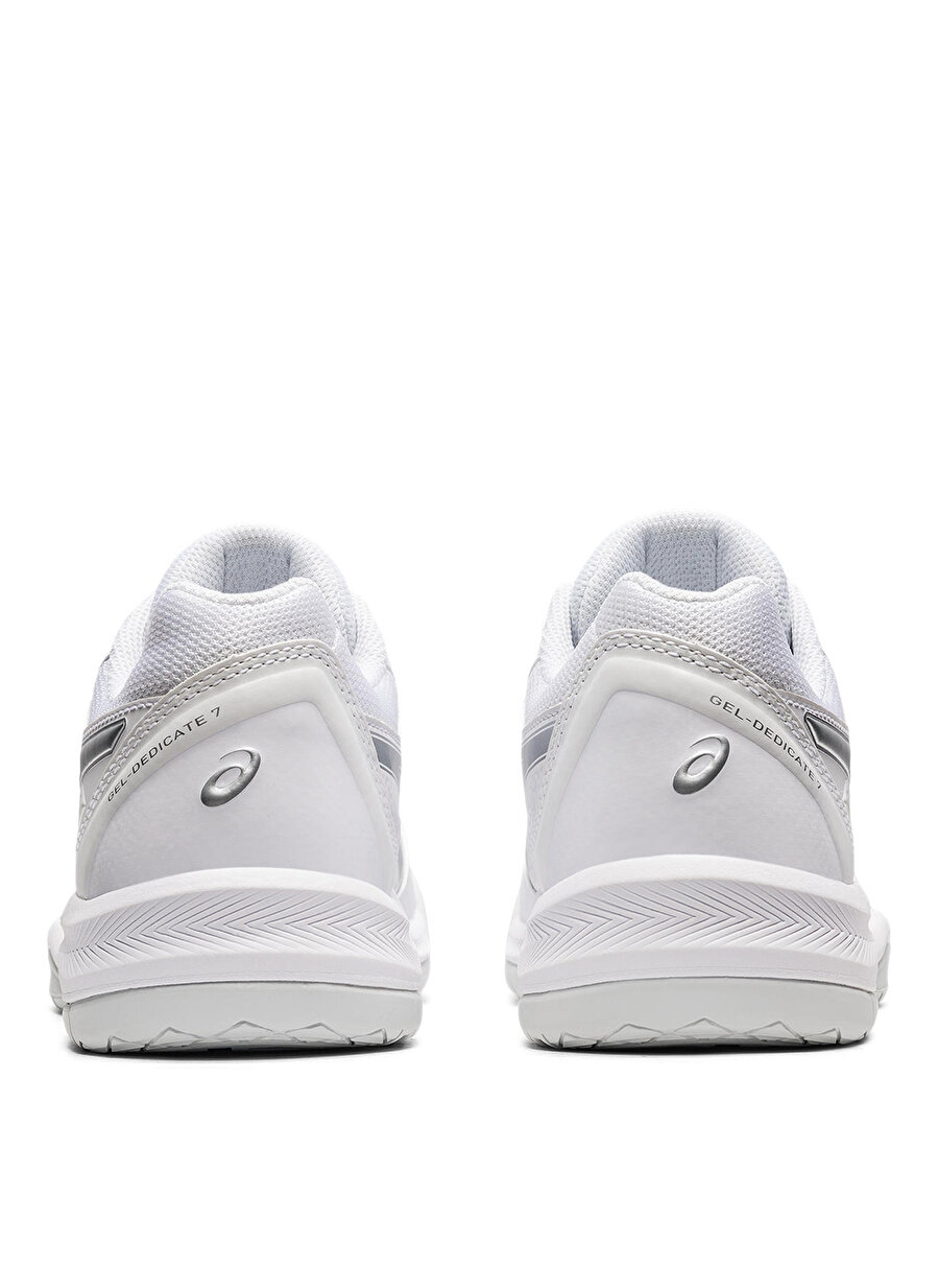 Asics Beyaz - Gümüş Kadın Tenis Ayakkabısı 1042A167-100 GEL-DEDICATE 7_3