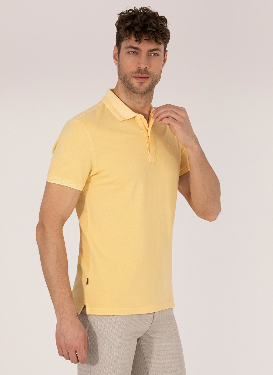 Pierre Cardin Açık Sarı Erkek Polo T-Shirt JUSTIN