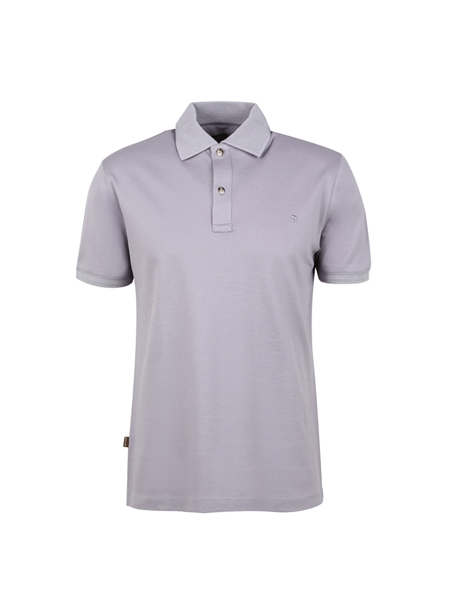 Pierre Cardin Düz Lila Erkek Polo T-Shirt FAYE