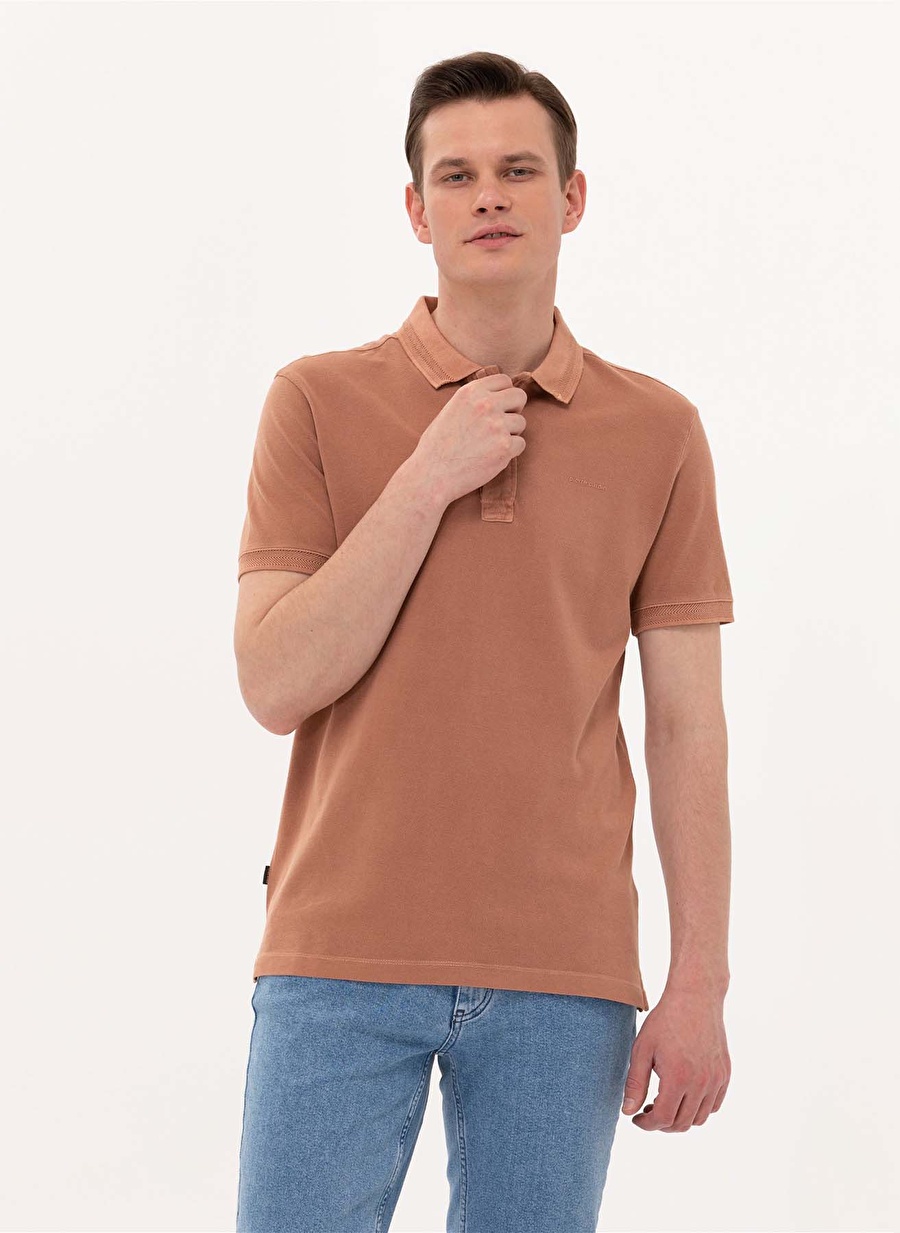 Pierre Cardin Kahve Erkek Polo T-Shirt JUSTIN