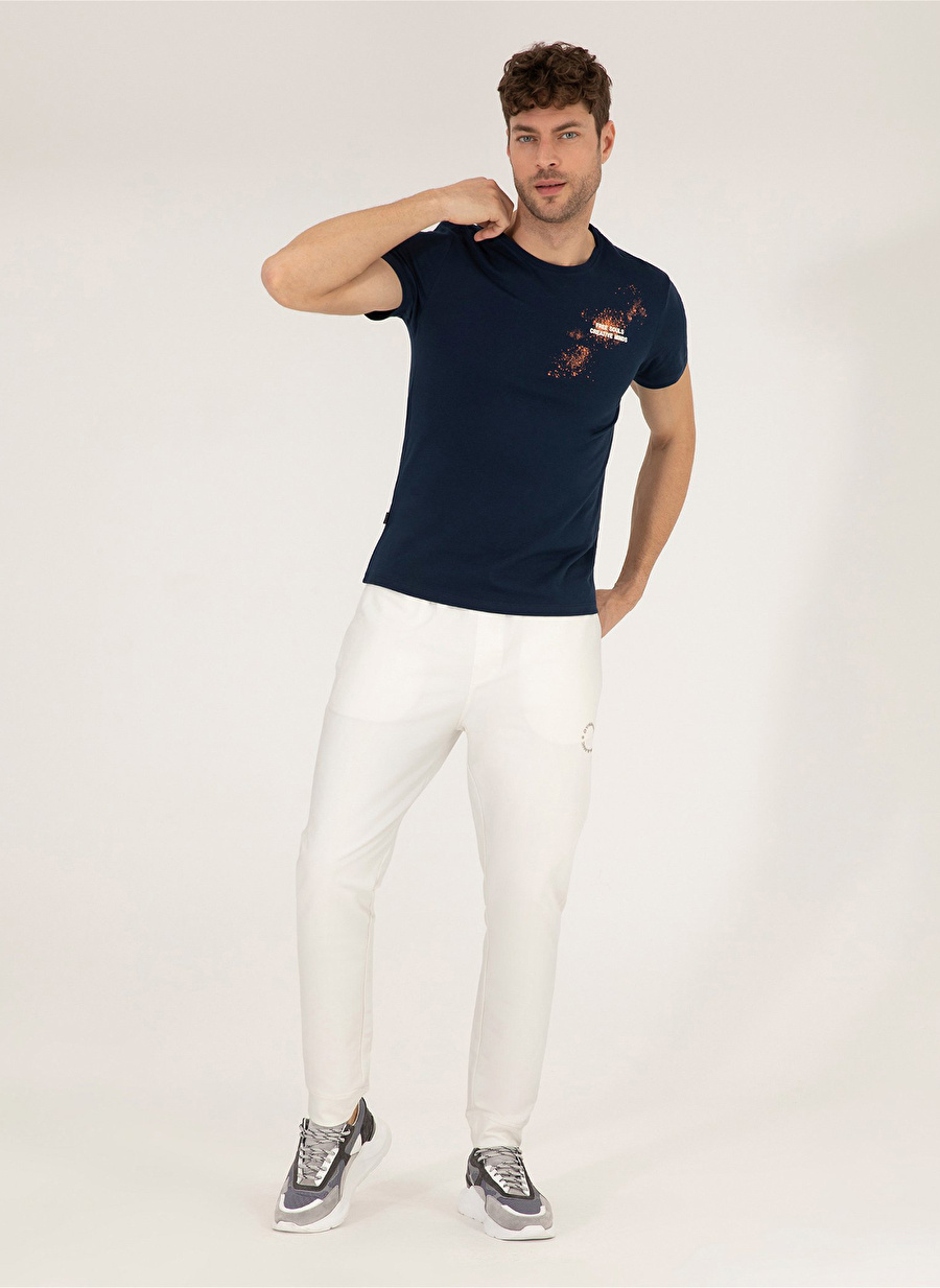 Pierre Cardin Normal Bel Slim Fit Ekru Erkek Eşofman Altı LENA