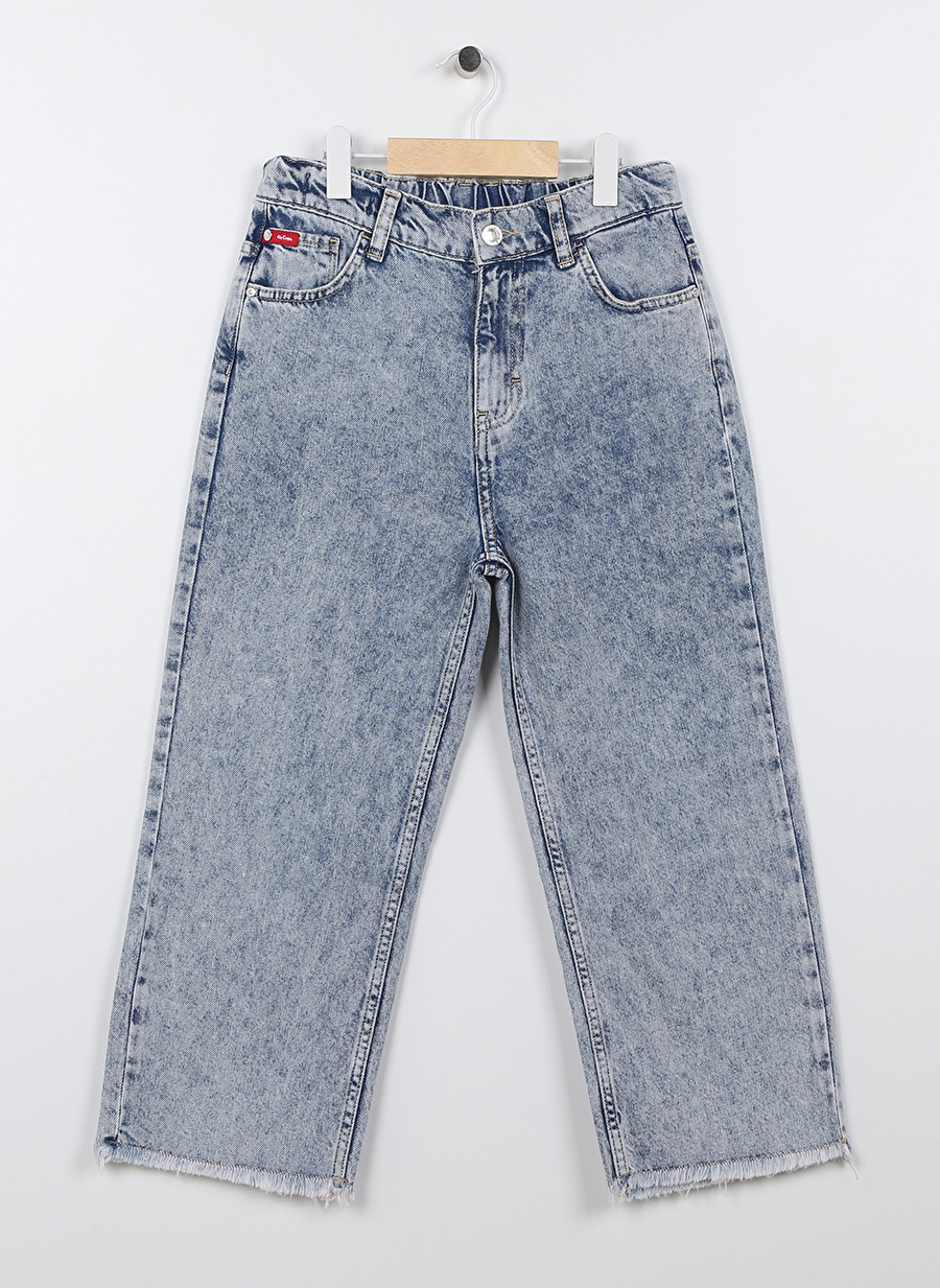 Lee Cooper MALDIVES LIGHT WASH Mavi Kız Çocuk Düz Denim Pantolon 232 LCG 121002