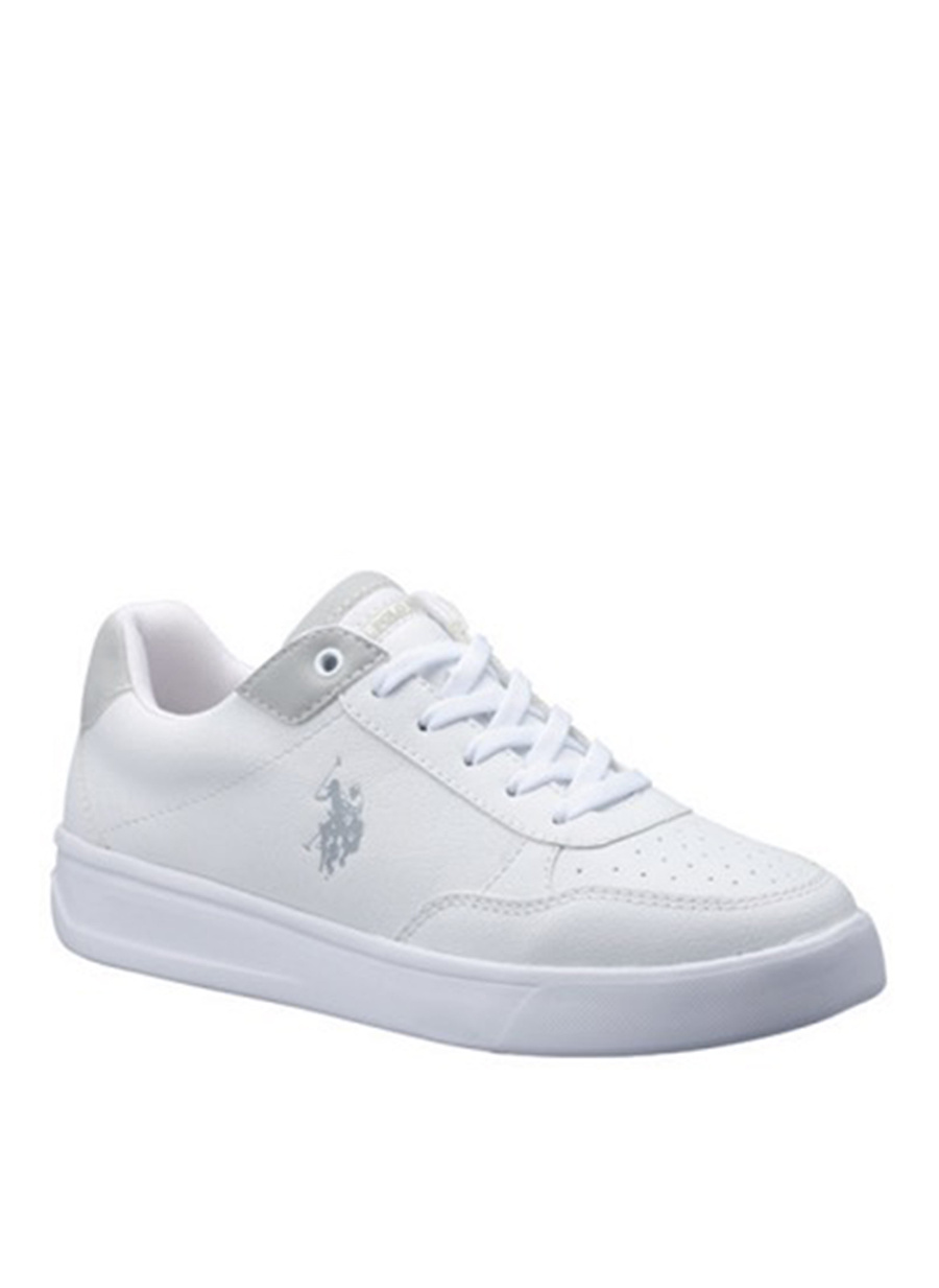 U.S. Polo Assn. Beyaz Kadın Sneaker ELTA 3FX