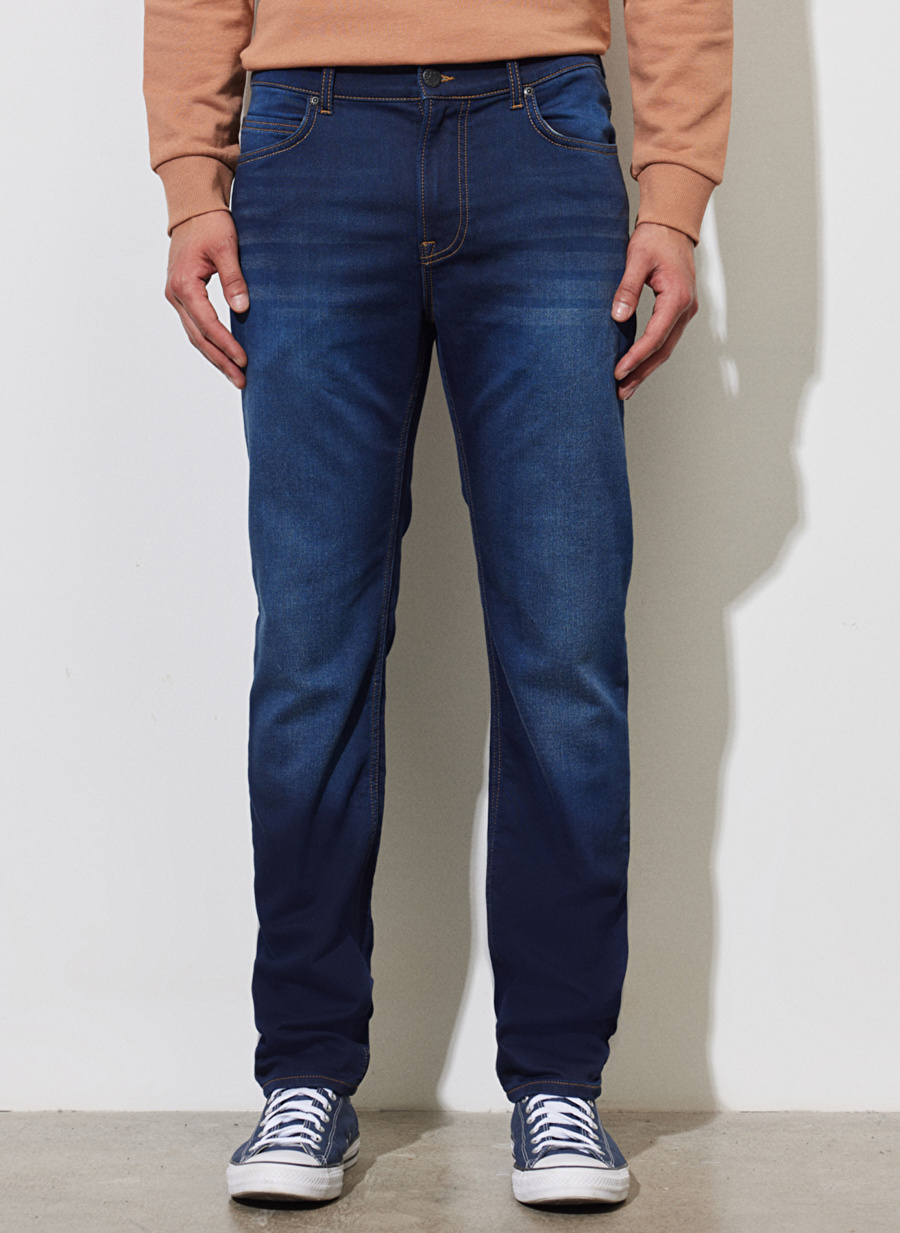 Lee Rider Jean Erkek Normal Bel Slim Fit Denim Pantolon L701022013