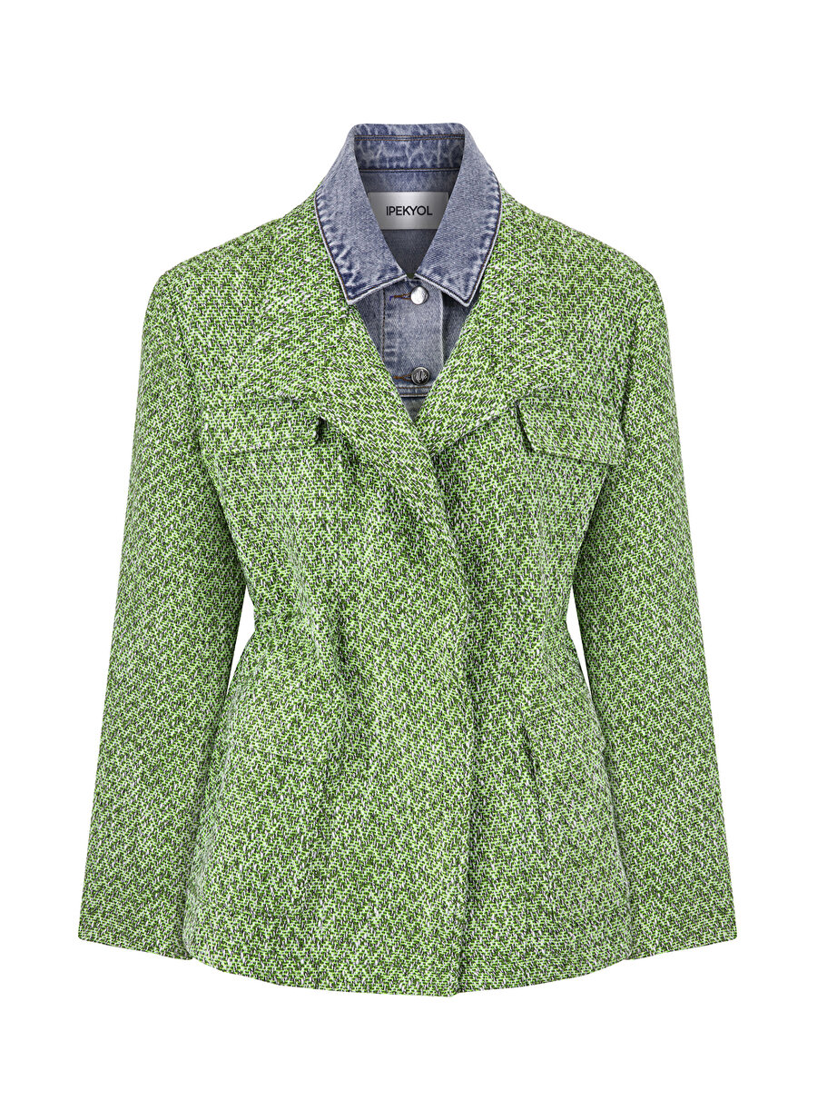 İpekyol Yeşil Kadın Ceket IS1230005052070