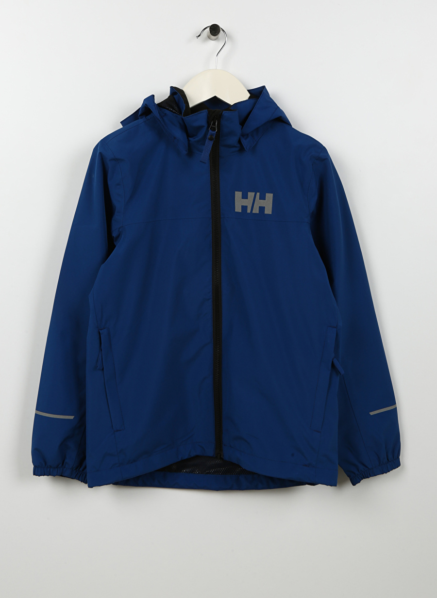 Helly Hansen Koyu Mavi Erkek Çocuk Yağmurluk DEEP FJORD JR JUELL RAIN JACKET