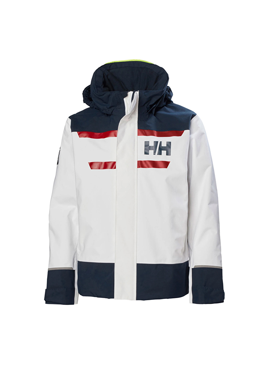 Helly Hansen Beyaz Erkek Çocuk Rüzgarlık WHITE JR SALT PORT 2.0 JACKET