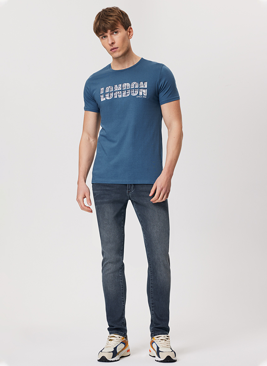 Lee Cooper Yüksek Bel Slim Fit Erkek Denim Pantolon 232 LCM 121071 JACK JUDAS COATING