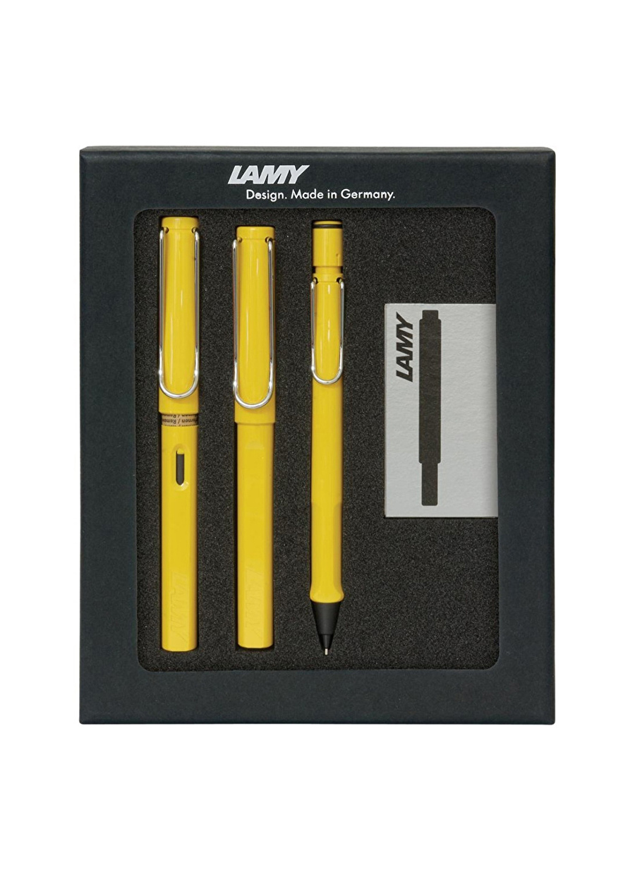 Lamy Safari 3'lü Kalem Seti Drv Şeffaf K Sarı