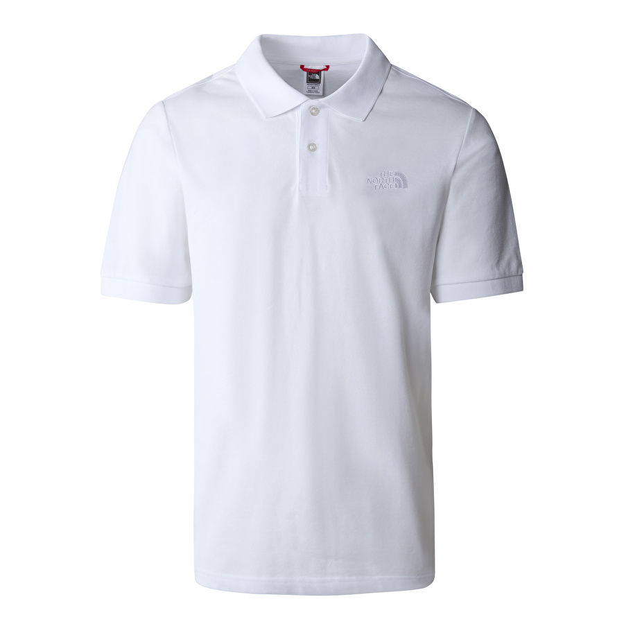 The North Face Düz Beyaz Erkek Polo T-Shirt NF00CG71FN41_M POLO PIQUET - EU