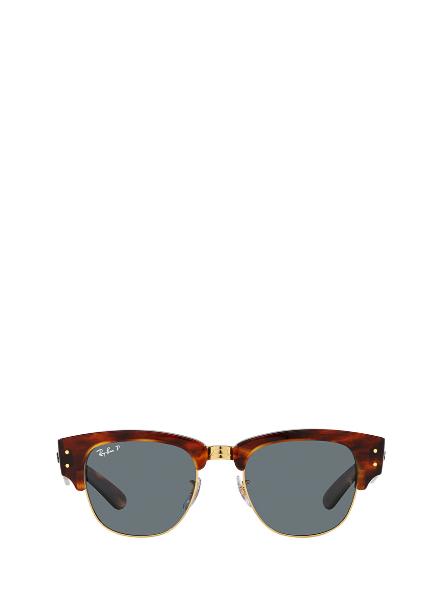 Ray-Ban Mega Clubmaster RB0316S Kare Kahve Polarize Unisex Güneş Gözlüğü