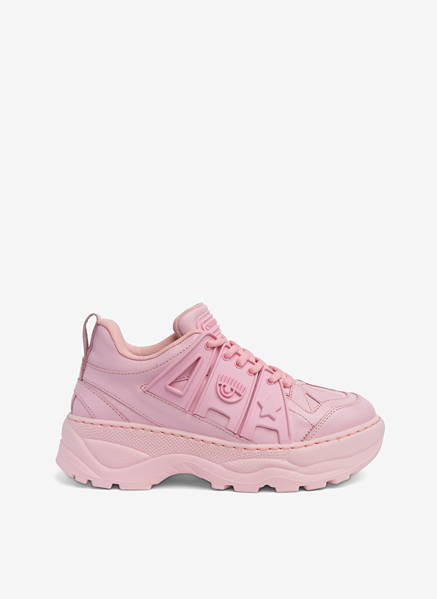 Chiara Ferragni Pembe Kadın Deri Sneaker CF3100_012