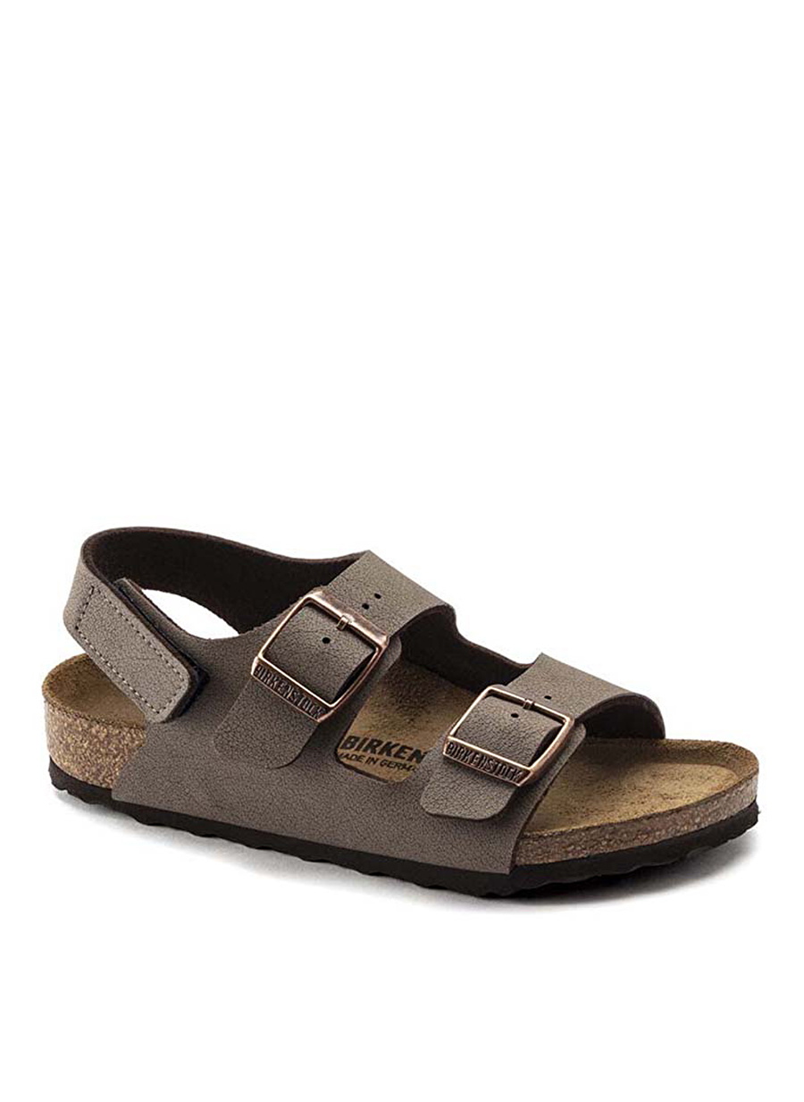 Birkenstock Kahve Erkek Çocuk Sandalet 1019600 MILANO KIDS HL BFBC NUBUK