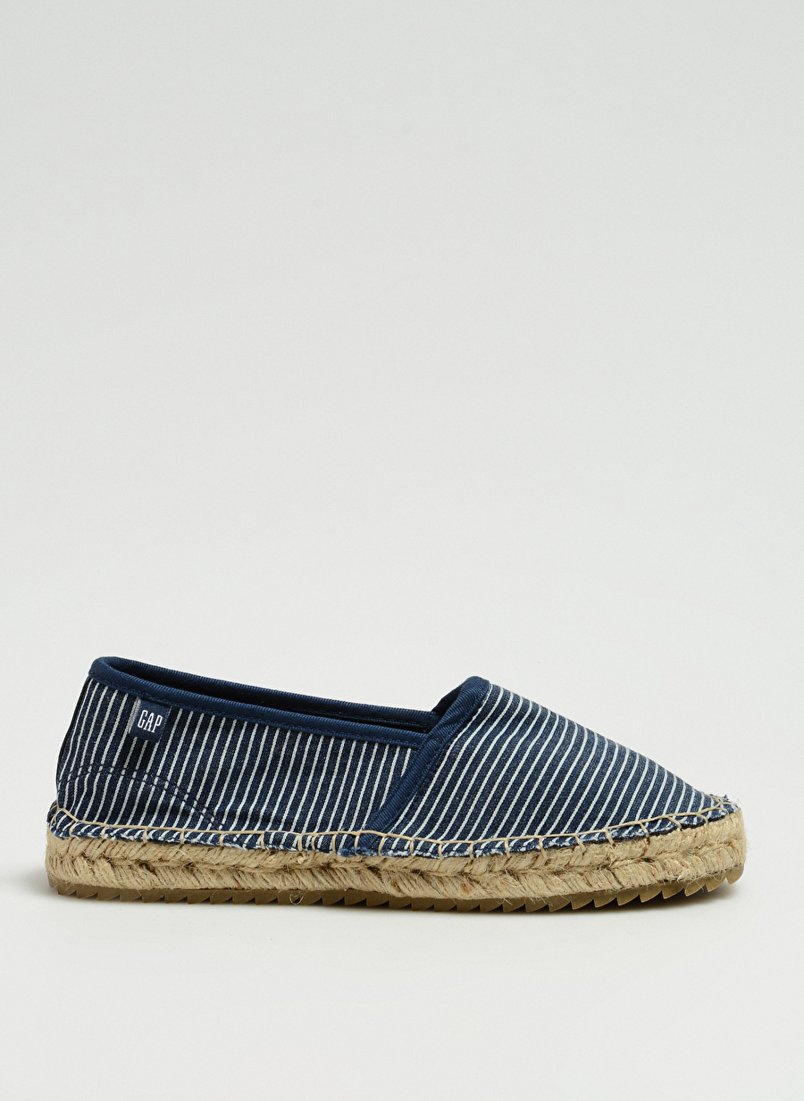 Gap Lacivert - Beyaz Kadın Espadril GP-1031