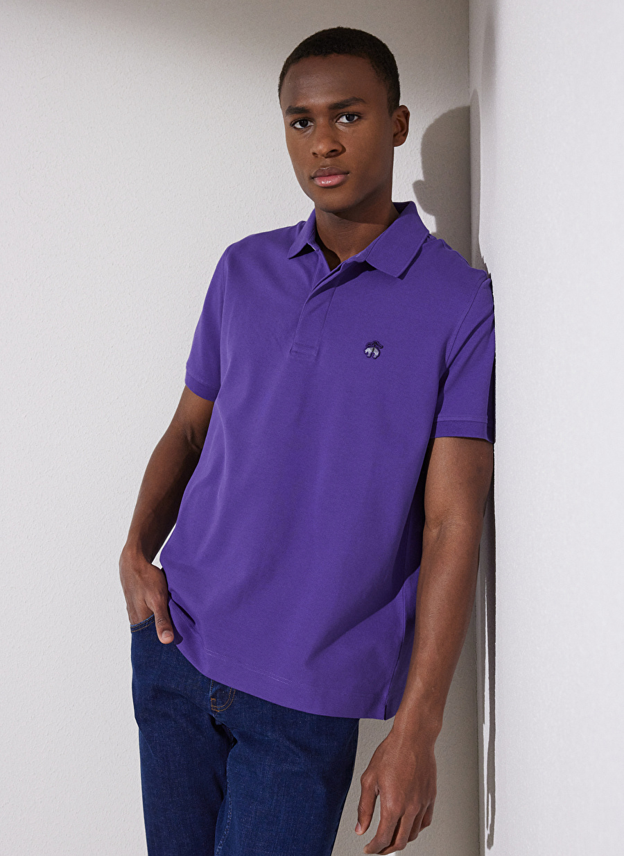 Brooks Brothers Polo Yaka Mor Erkek T-Shirt BBSP23MTS019