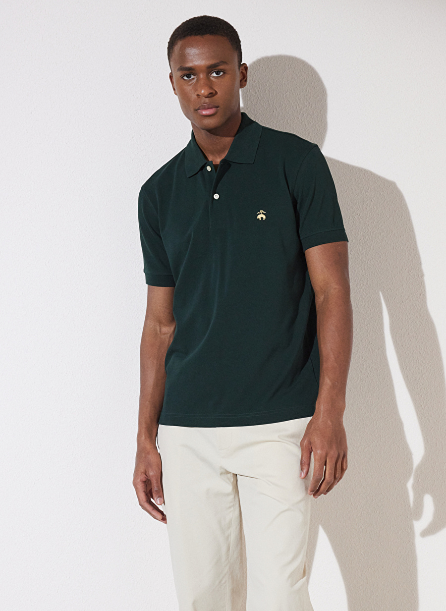 Brooks Brothers Koyu Yeşil Erkek Polo T-Shirt BBSP23MTS039