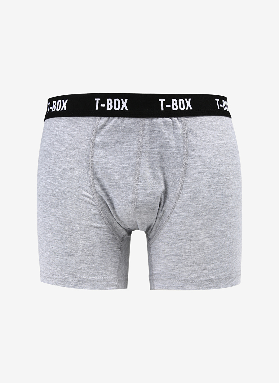 T-Box Gri Melanj Erkek Boxer TBX-BSC-BBN