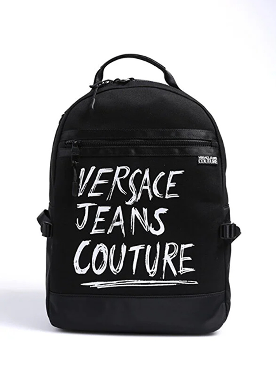 Versace Jeans Couture Siyah Erkek 21/31x42x16 cm Sırt Çantası 74YA4B50ZS577899