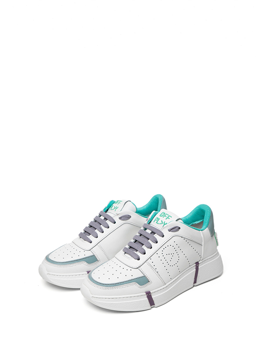 Off Play Beyaz Kadın Deri Sneaker XWIMOLA1LH0281