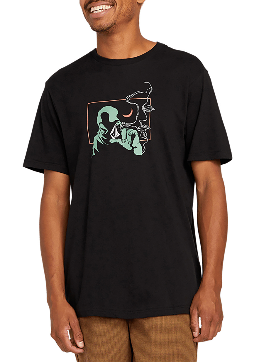 Volcom Siyah Erkek T-Shirt A5012305_Volcom Skate Vitals Axel 1