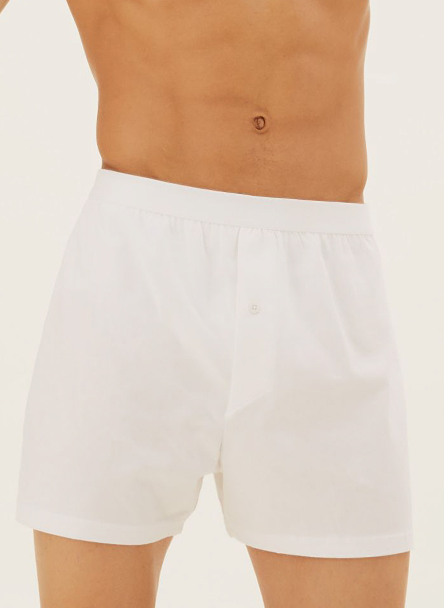 Marks & Spencer Beyaz Erkek Boxer 8304F