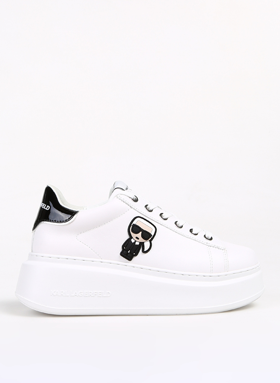 KARL LAGERFELD Beyaz Kadın Deri Sneaker KL63530