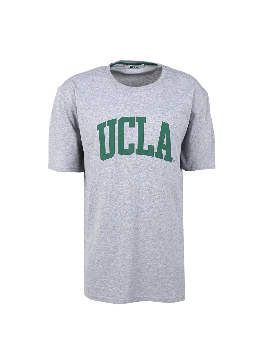 Ucla Bisiklet Yaka Gri Erkek T-Shirt CULVER