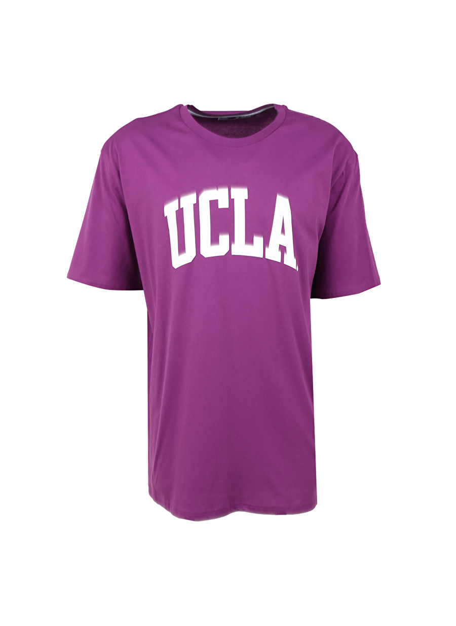 Ucla Bisiklet Yaka Mor Erkek T-Shirt CULVER