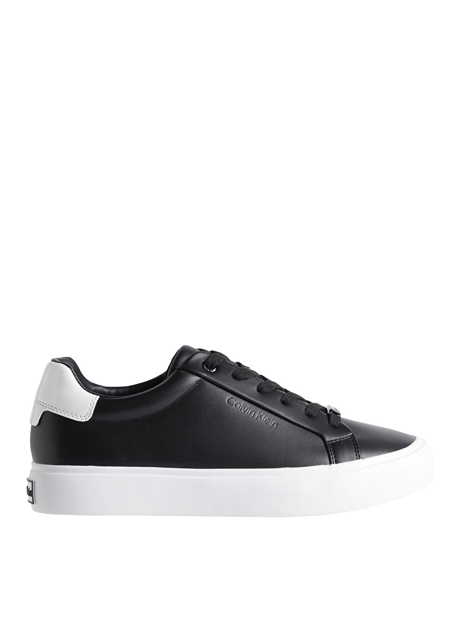 Calvin Klein Siyah Kadın Deri Sneaker HW0HW016810GJ