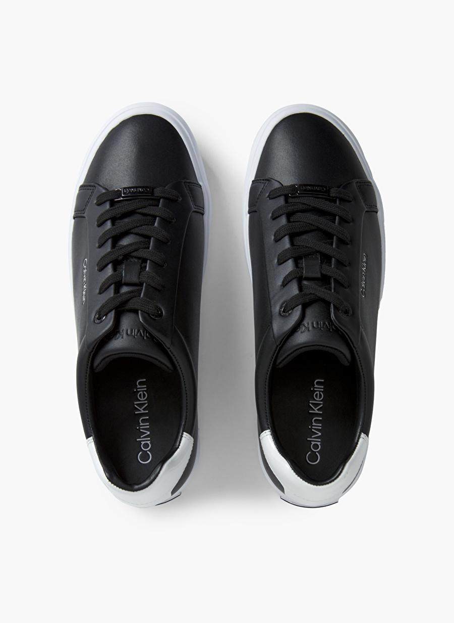 Calvin Klein Siyah Kadın Deri Sneaker HW0HW016810GJ_3