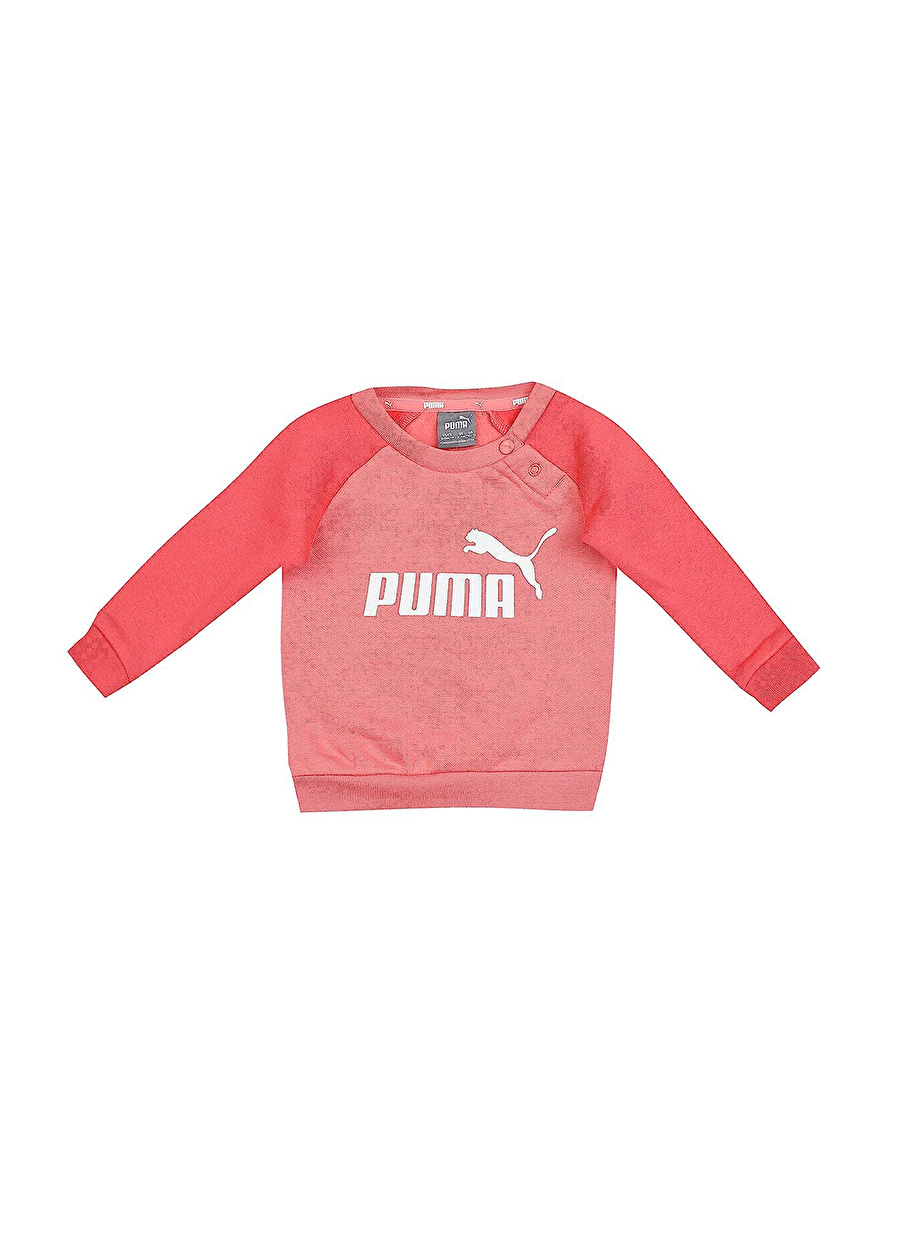 Puma Pembe Bebek Eşofman Takımı 84614335 Minicats ESS Raglan Jogger