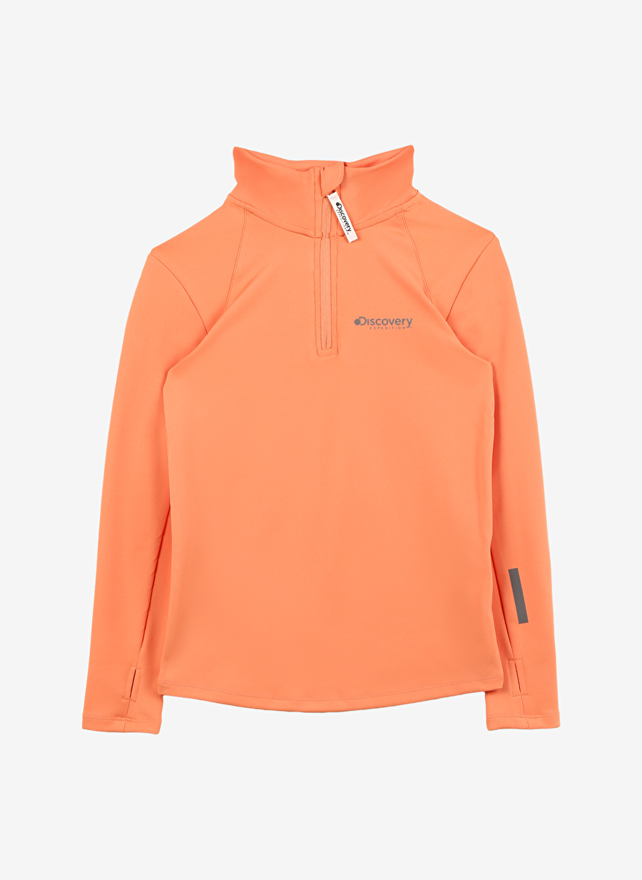 Discovery Expedition Somon Kız Çocuk Dik Yaka Sweatshirt D3WG-SWT21