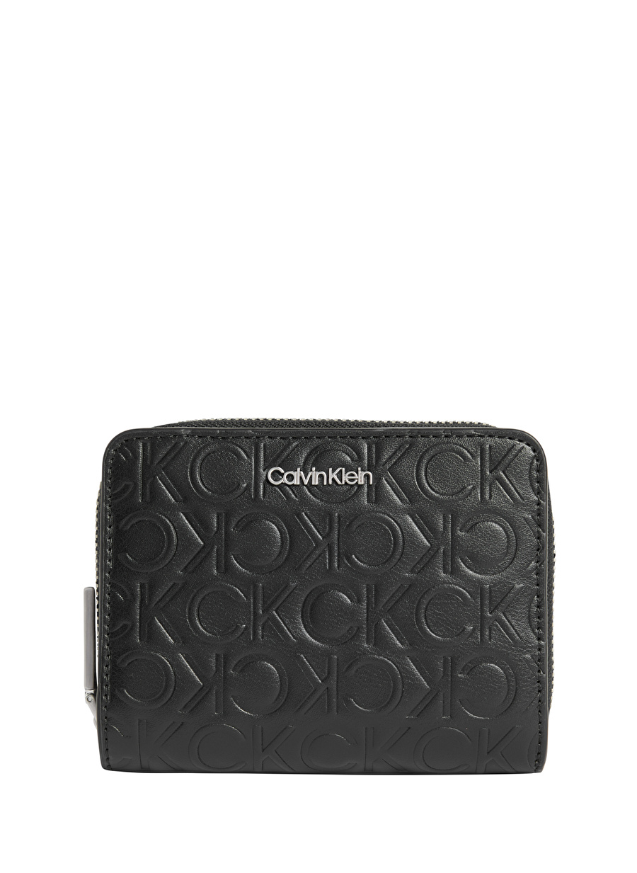 Calvin Klein Siyah Kadın 10x12x3 Cüzdan K60K610950