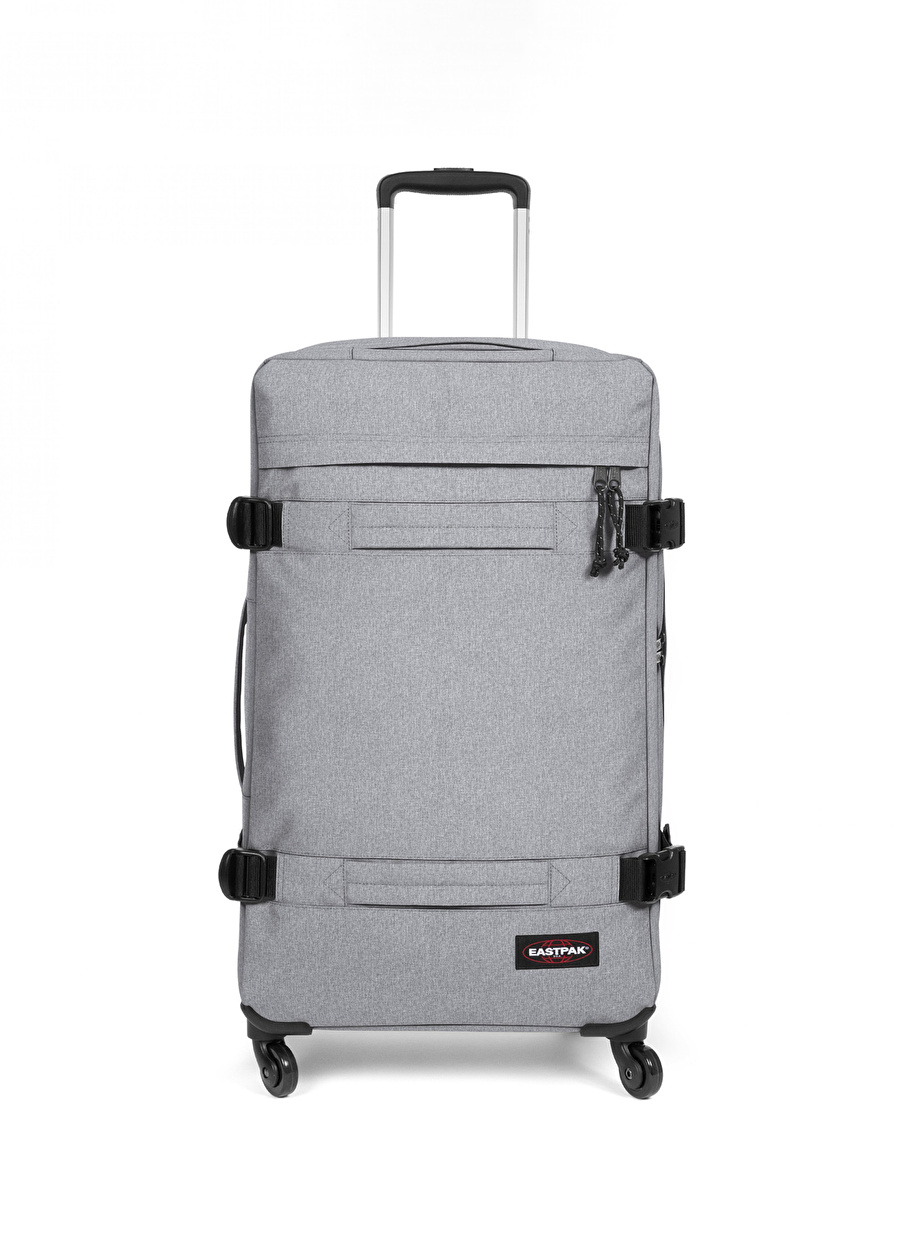 Eastpak Gri Unisex 41x75x28 cm Çekçekli Kumaş Valiz TRANSIT'R 4 L