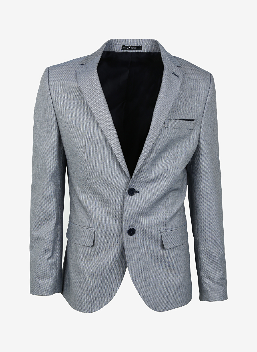 Süvari Normal Bel Slim Fit Mavi Erkek Takım Elbise TK1020000269_1