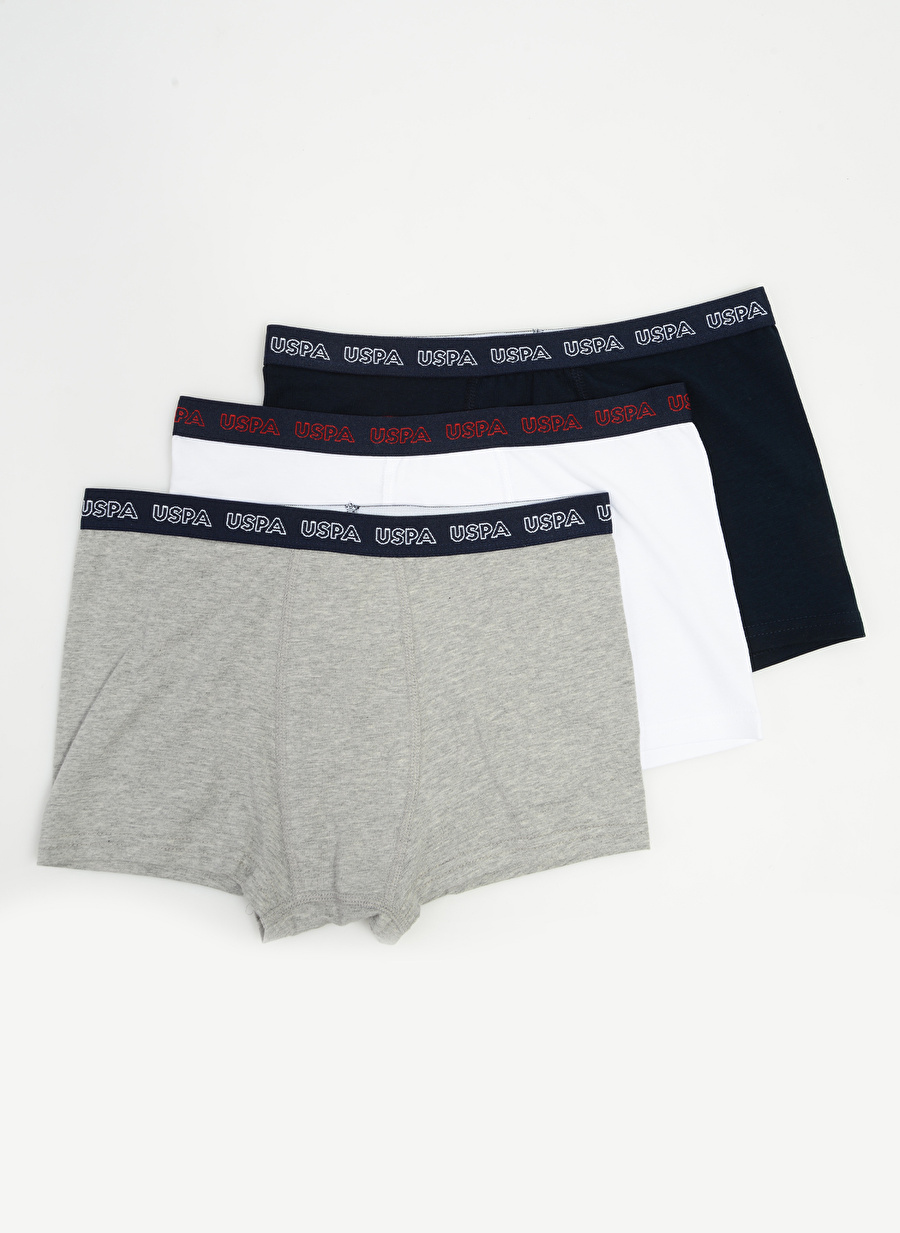 U.S. Polo Assn. Beyaz Erkek Çocuk Boxer US1379