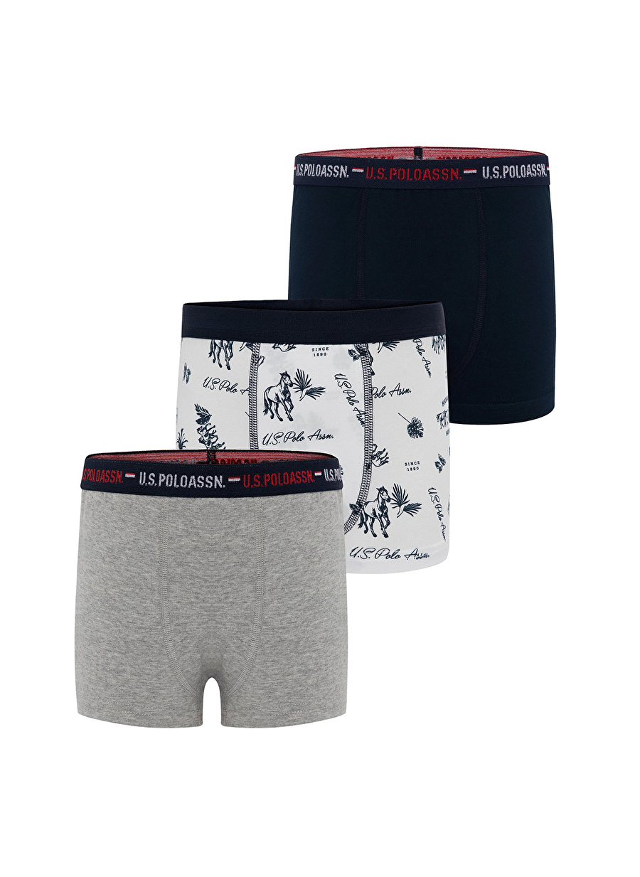 U.S. Polo Assn. Lacivert Erkek Çocuk Boxer US1372