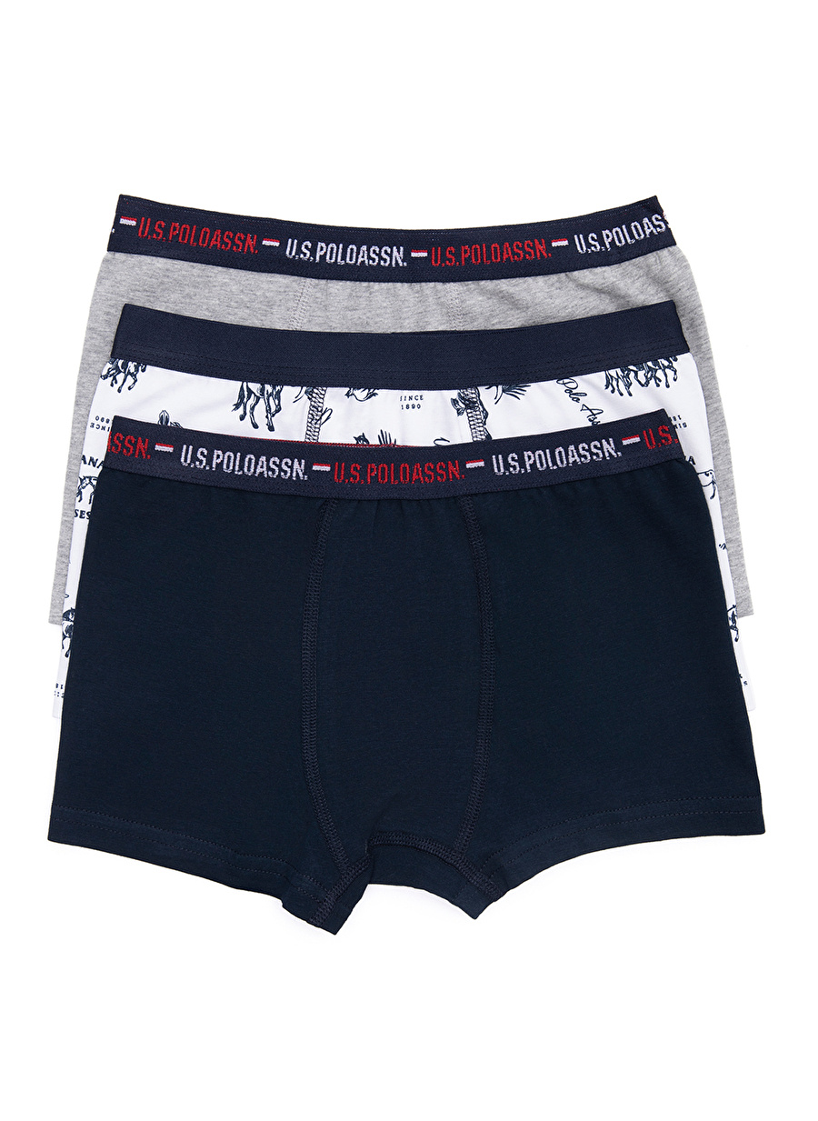 U.S. Polo Assn. Lacivert Erkek Çocuk Boxer US1372_4