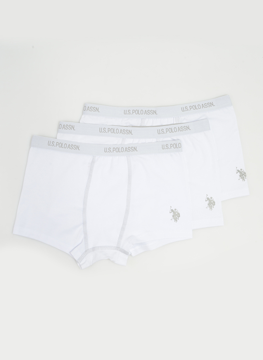 U.S. Polo Assn. Beyaz Erkek Çocuk Boxer US1383