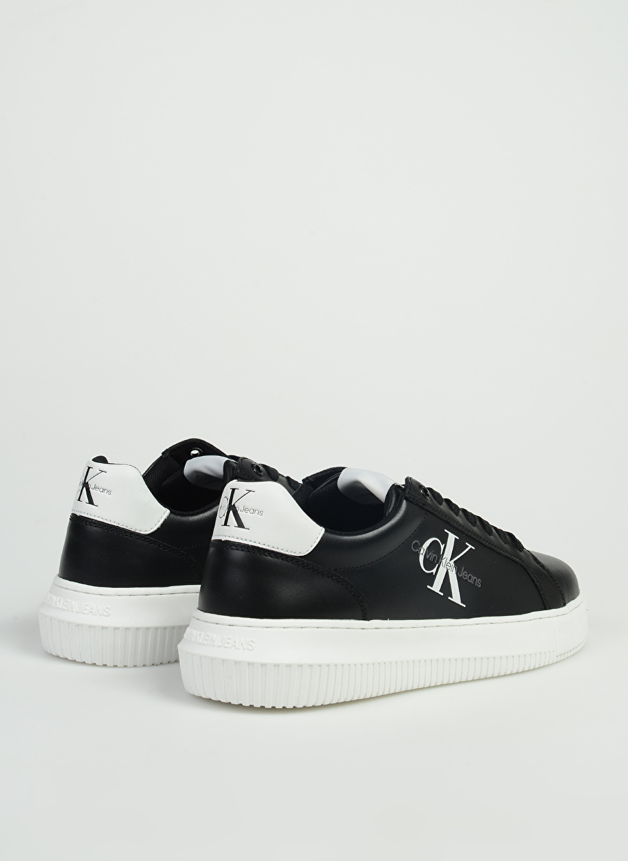 Calvin Klein Siyah Erkek Deri Sneaker CHUNKY CUPSOLE MONO LTH_2