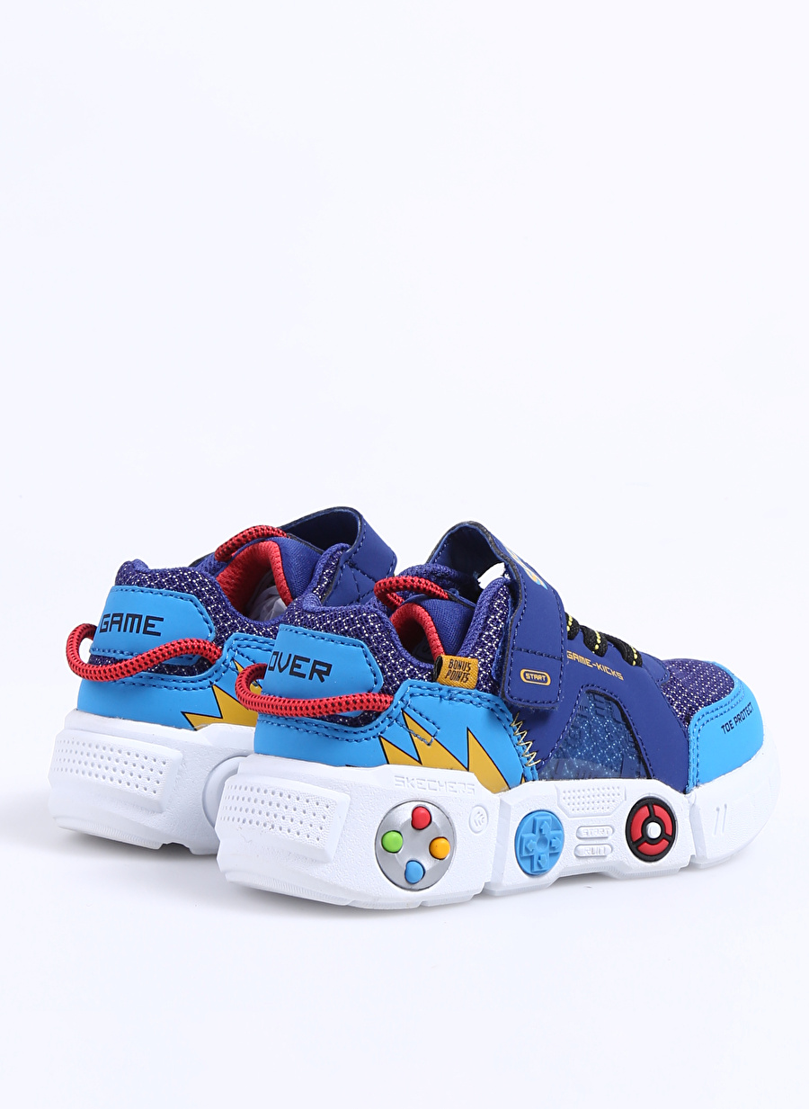 Skechers Mavi Bebek Yürüyüş Ayakkabısı 402262N RYMT LIL GAMETRONIX _2