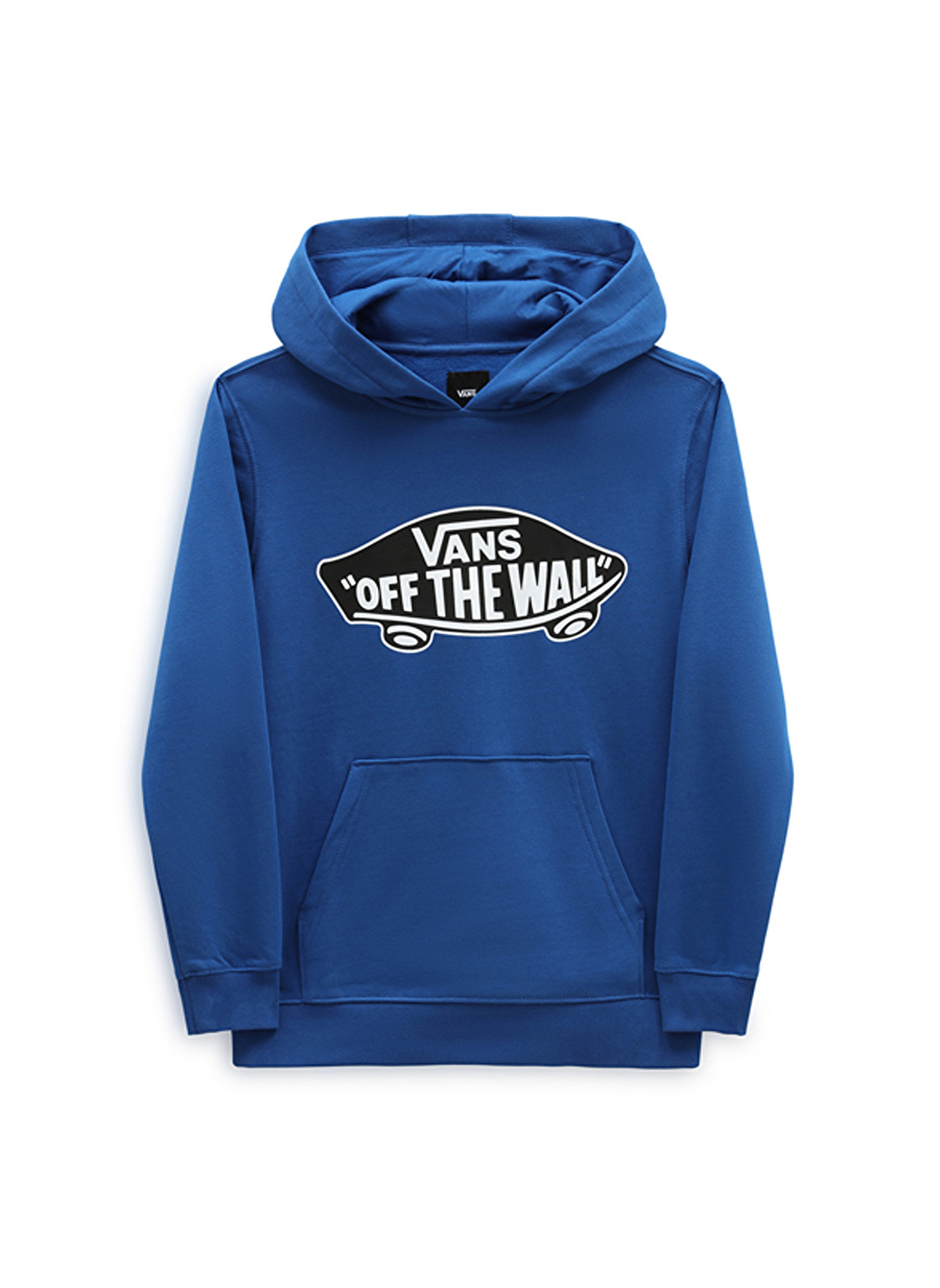 Vans Mavi Erkek Çocuk Bisiklet Yaka Uzun Kollu Düz Sweatshirt VN0008C77WM1 STYLE 76 PO