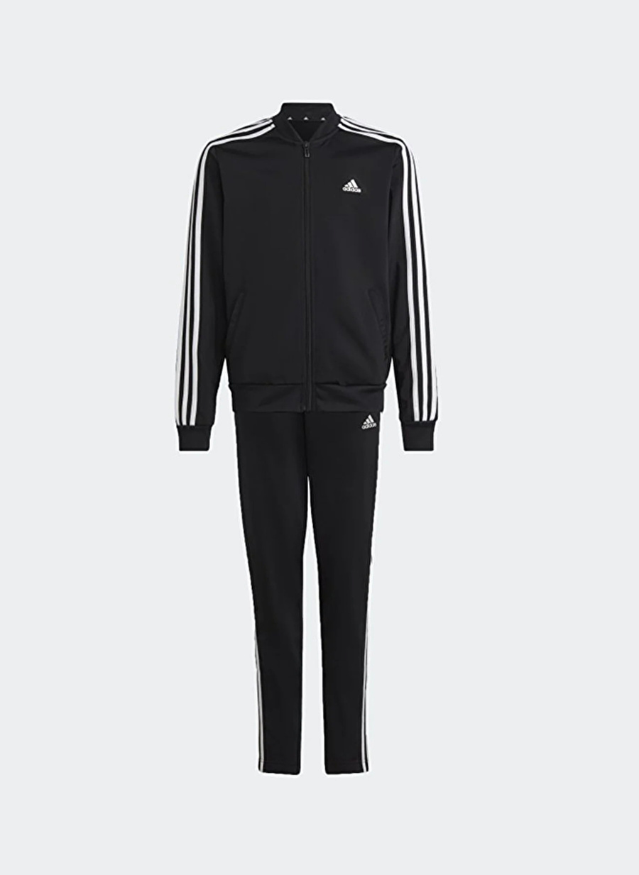 adidas Siyah Erkek Çocuk Eşofman Takımı IC0112 G 3S TS