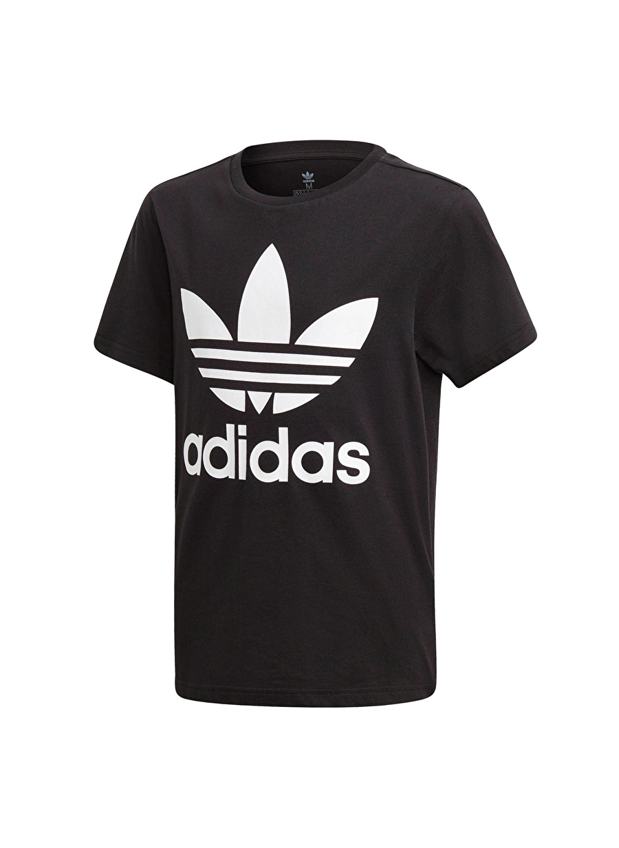 adidas Siyah Erkek Çocuk T-Shirt DV2905 TREFOIL TEE