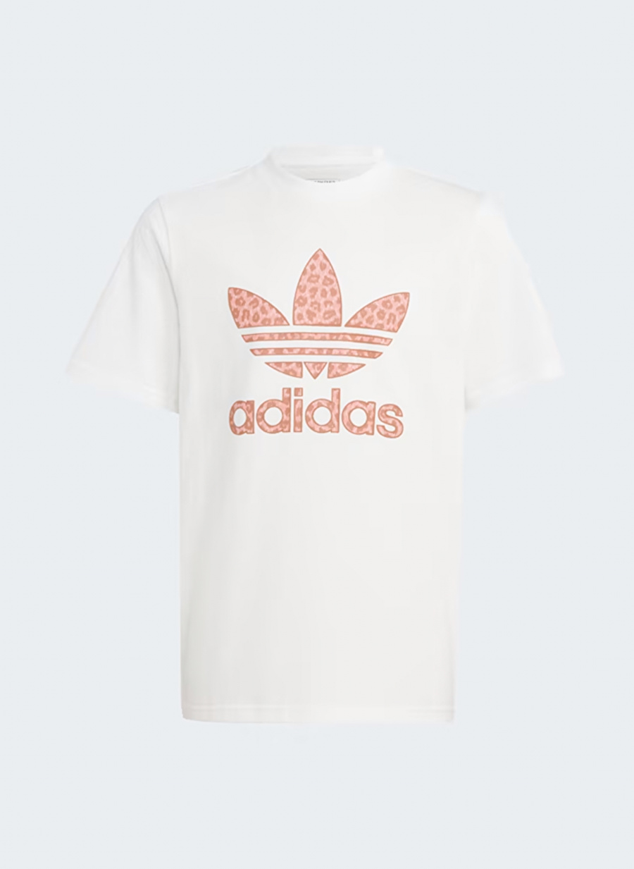 adidas Beyaz Erkek Çocuk Bisiklet Yaka T-Shirt IJ0694 TEE