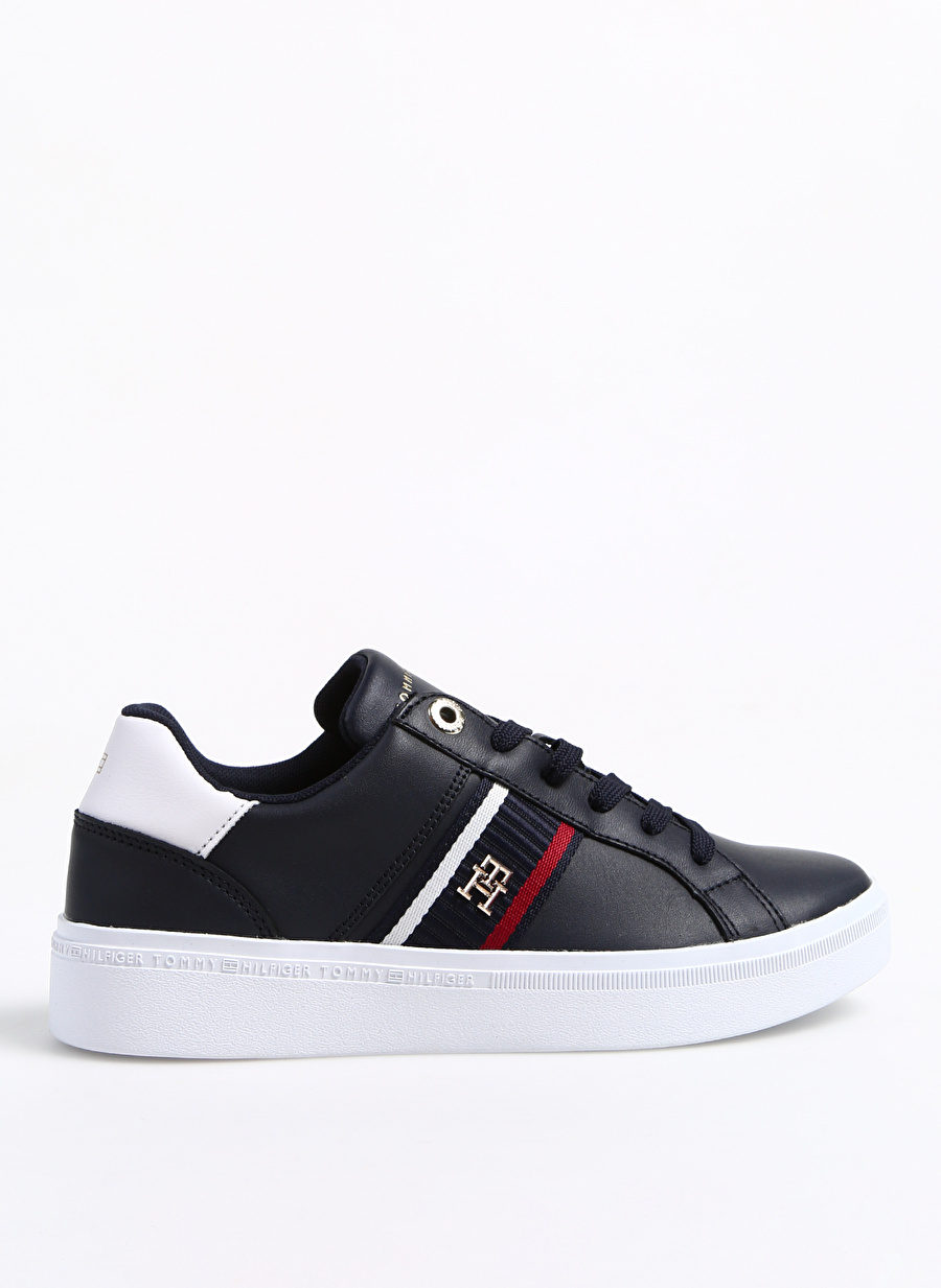 Tommy Hilfiger Mavi Kadın Deri Sneaker FW0FW07379DW6